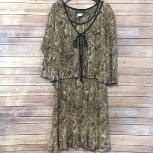 Boho Dress Set Connected Petite Jacket Boho Trendy